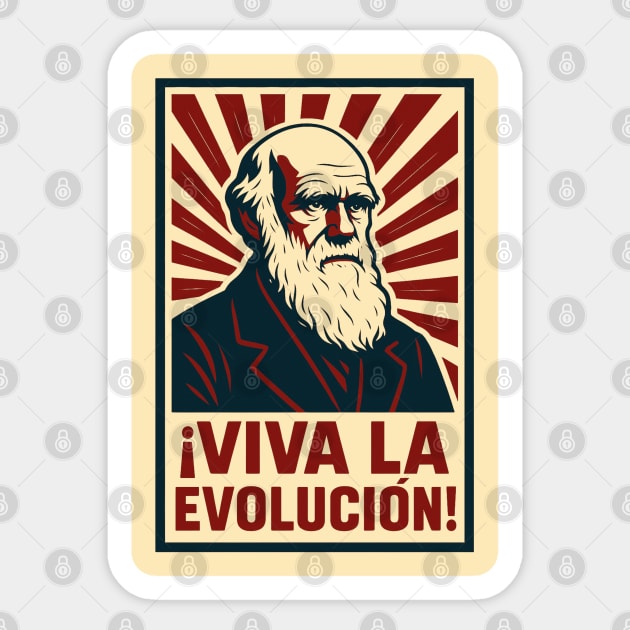 Evolution Sticker by Stylecombinator